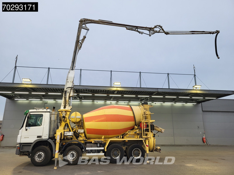 Mercedes-Benz Actros 3244 8X4 Retarder Putzmeister 24 Mtrs Pumi Big-Axle 3-Pedals Euro 4 - مضخة خرسانة: صورة 5 Mercedes-Benz Actros 3244 8X4 Retarder Putzmeister 24 Mtrs Pumi Big-Axle 3-Pedals Euro 4 - مضخة خرسانة: صورة 5