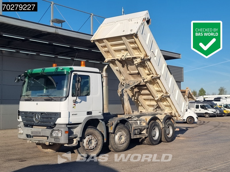 Mercedes-Benz Actros 4141 8X4 12m3 Meiller 2-way tipper steelsuspension Euro 4 - شاحنة قلاب: صورة 1 Mercedes-Benz Actros 4141 8X4 12m3 Meiller 2-way tipper steelsuspension Euro 4 - شاحنة قلاب: صورة 1