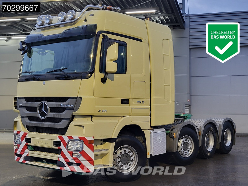 Mercedes-Benz Actros 4155 8X4 120T! 3-Pedals Retarder Big-Axle Lift+Lenkachse Euro 5 - رأس تريلا: صورة 1 Mercedes-Benz Actros 4155 8X4 120T! 3-Pedals Retarder Big-Axle Lift+Lenkachse Euro 5 - رأس تريلا: صورة 1