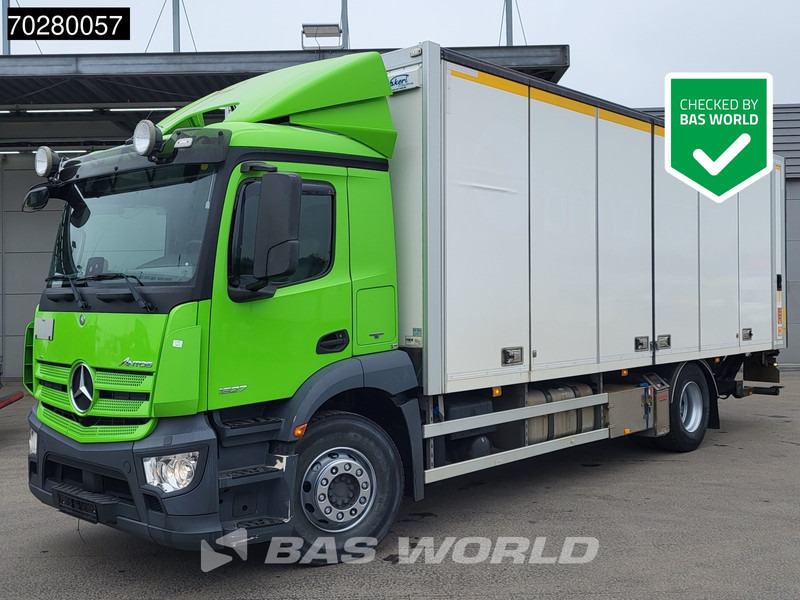 Mercedes-Benz Antos 1827 4X2 18tonner ADR Ladebordwand boxheater Euro 6 - شاحنة صندوقية: صورة 1 Mercedes-Benz Antos 1827 4X2 18tonner ADR Ladebordwand boxheater Euro 6 - شاحنة صندوقية: صورة 1