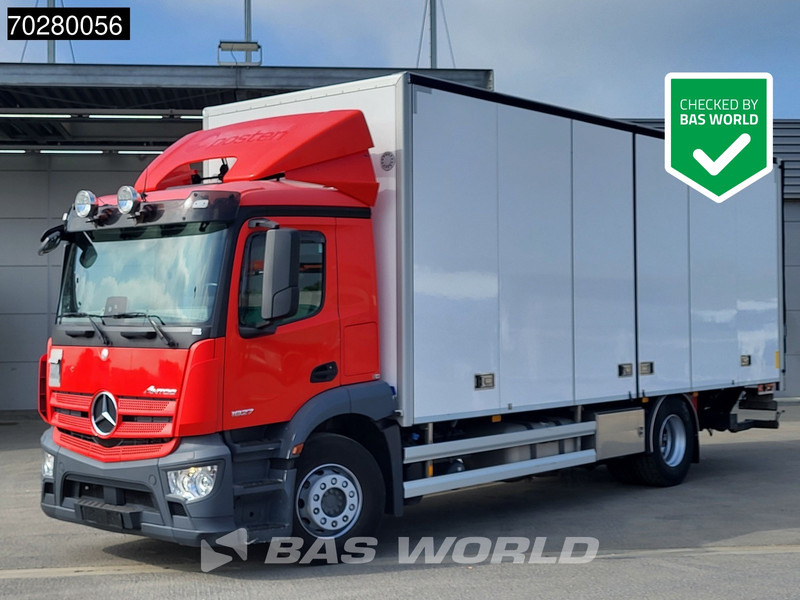 Mercedes-Benz Antos 1827 4X2 19tonner 2000kg Ladebordwand Automatic Euro 6 - شاحنة صندوقية: صورة 1 Mercedes-Benz Antos 1827 4X2 19tonner 2000kg Ladebordwand Automatic Euro 6 - شاحنة صندوقية: صورة 1