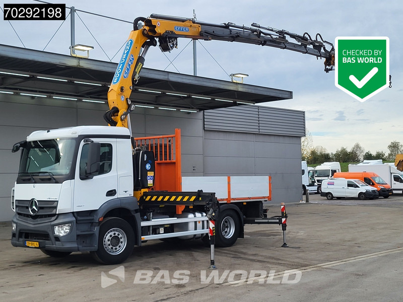 Mercedes-Benz Antos 1927 4X2 NL-Truck EFFER 315/6S Crane+Jib 4S Automatic Euro 6 - شاحنات مسطحة, شاحنة كرين: صورة 1 Mercedes-Benz Antos 1927 4X2 NL-Truck EFFER 315/6S Crane+Jib 4S Automatic Euro 6 - شاحنات مسطحة, شاحنة كرين: صورة 1
