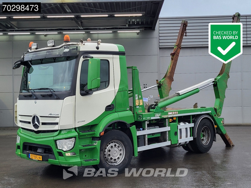 Mercedes-Benz Antos 2135 4X2 NL-Truck APK 14Tons Hyva Lift Skiploader Automatic Euro 6 - شاحنة لودر انزلاقي: صورة 1 Mercedes-Benz Antos 2135 4X2 NL-Truck APK 14Tons Hyva Lift Skiploader Automatic Euro 6 - شاحنة لودر انزلاقي: صورة 1