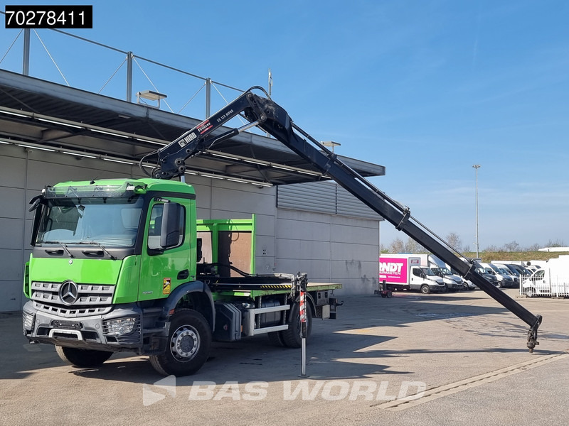 Mercedes-Benz Arocs 1830 4X2 Hiab 122 ES-3 HIPRO Kran Crane Big-Axle Euro 6 - شاحنات مسطحة, شاحنة كرين: صورة 5 Mercedes-Benz Arocs 1830 4X2 Hiab 122 ES-3 HIPRO Kran Crane Big-Axle Euro 6 - شاحنات مسطحة, شاحنة كرين: صورة 5