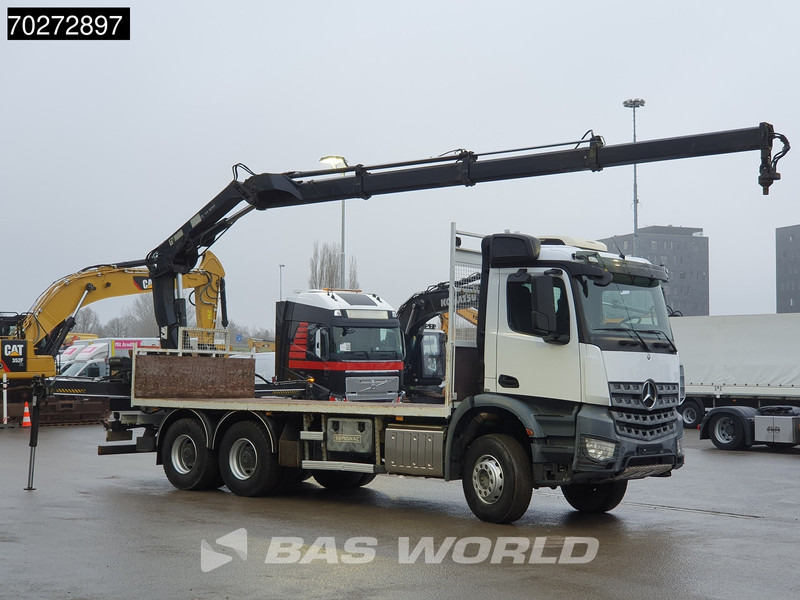 Mercedes-Benz Arocs 2636 6X4 Hiab 144 E-3 Hipro Kran Crane Remote Full Steel Euro 6 - شاحنات مسطحة, شاحنة كرين: صورة 5 Mercedes-Benz Arocs 2636 6X4 Hiab 144 E-3 Hipro Kran Crane Remote Full Steel Euro 6 - شاحنات مسطحة, شاحنة كرين: صورة 5