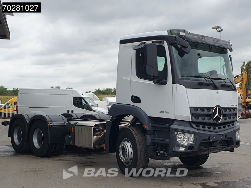 Mercedes-Benz Arocs 2636 6X4 NEW chassis Flywheel PTO Big-Axle Automatic Steelsuspension Euro 6 - شاحنة بهيكل معدني للمقصورة: صورة 3 Mercedes-Benz Arocs 2636 6X4 NEW chassis Flywheel PTO Big-Axle Automatic Steelsuspension Euro 6 - شاحنة بهيكل معدني للمقصورة: صورة 3