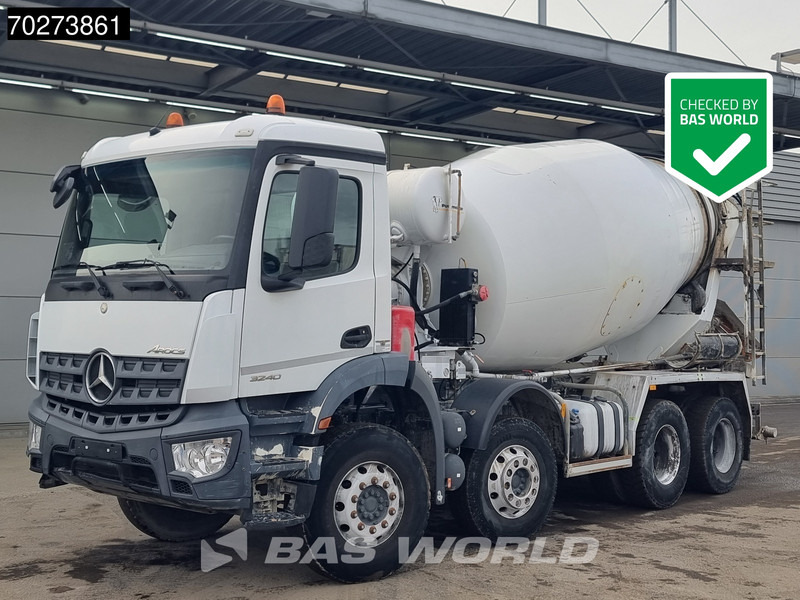 Mercedes-Benz Arocs 3240 8X4 9m3 Steelsuspension Automatic Alcoa's Euro 6 - شاحنة خلاطة خرسانة: صورة 1 Mercedes-Benz Arocs 3240 8X4 9m3 Steelsuspension Automatic Alcoa's Euro 6 - شاحنة خلاطة خرسانة: صورة 1