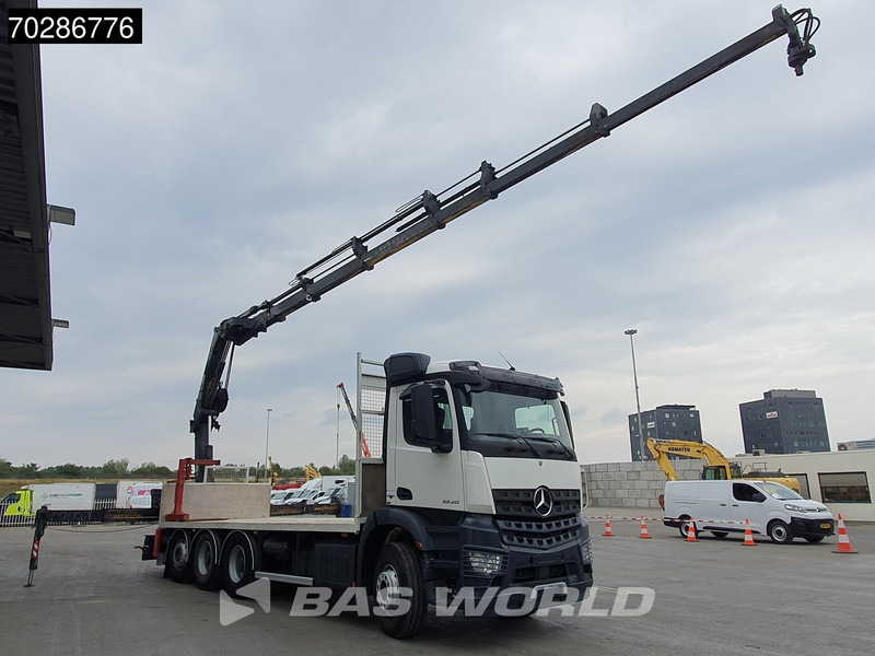 Mercedes-Benz Arocs 3240 8X4 HIAB 211E-6 HIPRO Big-Axle Lift+Steering Navi Euro 6 - شاحنات مسطحة, شاحنة كرين: صورة 3 Mercedes-Benz Arocs 3240 8X4 HIAB 211E-6 HIPRO Big-Axle Lift+Steering Navi Euro 6 - شاحنات مسطحة, شاحنة كرين: صورة 3