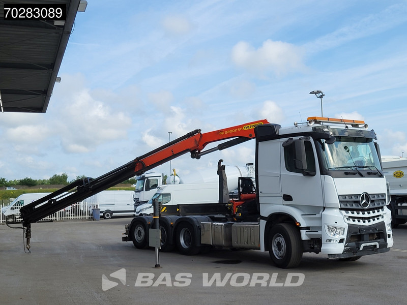 Mercedes-Benz Arocs 3245 Actros 8X4 Palfinger PK22002 EH Crane 17tons hooklift Big-Axle Lift+Lenkachse Navi Euro 6 - شاحنة برافعة خطافية, شاحنة كرين: صورة 3 Mercedes-Benz Arocs 3245 Actros 8X4 Palfinger PK22002 EH Crane 17tons hooklift Big-Axle Lift+Lenkachse Navi Euro 6 - شاحنة برافعة خطافية, شاحنة كرين: صورة 3