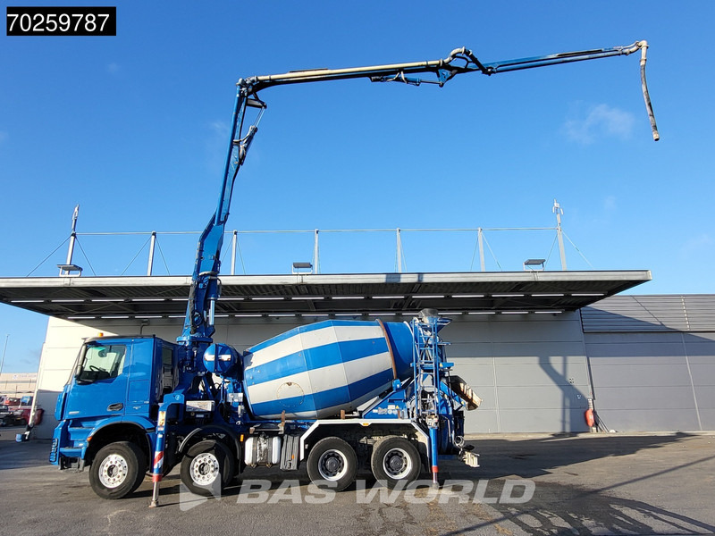 Mercedes-Benz Arocs 3251 8X4 PUMI Putzmeister TMM 24 + Liebherr 7m3 Mixer Retarder Euro 6 - مضخة خرسانة: صورة 5 Mercedes-Benz Arocs 3251 8X4 PUMI Putzmeister TMM 24 + Liebherr 7m3 Mixer Retarder Euro 6 - مضخة خرسانة: صورة 5