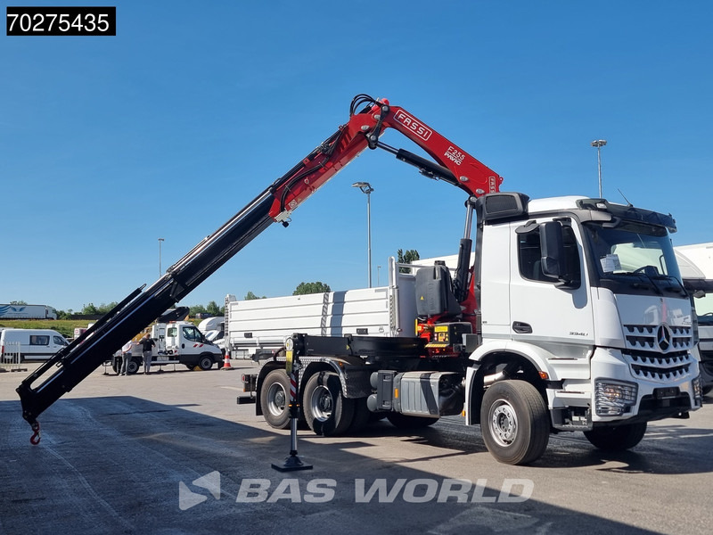 Mercedes-Benz Arocs 3348 6X4 Fassi F255A2.24 Kran Crane 9m3 3-Sided Tipper Big-Axle Euro 6 - شاحنة قلاب, شاحنة كرين: صورة 5 Mercedes-Benz Arocs 3348 6X4 Fassi F255A2.24 Kran Crane 9m3 3-Sided Tipper Big-Axle Euro 6 - شاحنة قلاب, شاحنة كرين: صورة 5
