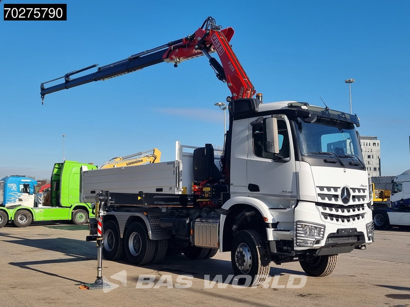 Mercedes-Benz Arocs 3348 6X6 Full Steel Retarder Fassi 25T/M Crane Kran Euro 6 - شاحنة قلاب, شاحنة كرين: صورة 3 Mercedes-Benz Arocs 3348 6X6 Full Steel Retarder Fassi 25T/M Crane Kran Euro 6 - شاحنة قلاب, شاحنة كرين: صورة 3
