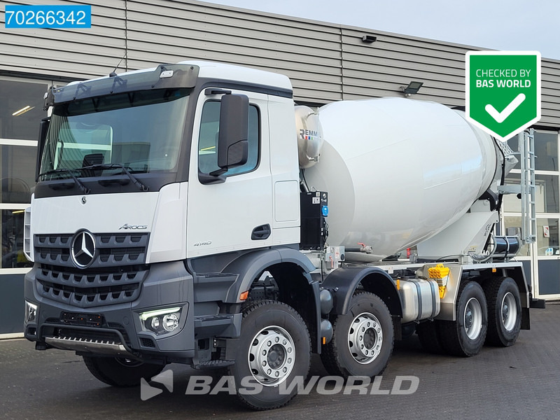 Mercedes-Benz Arocs 4140 8X4 NEW 10m3 Remmel mixer Big-Axle Steelsuspension Euro 3 - شاحنة خلاطة خرسانة: صورة 1 Mercedes-Benz Arocs 4140 8X4 NEW 10m3 Remmel mixer Big-Axle Steelsuspension Euro 3 - شاحنة خلاطة خرسانة: صورة 1