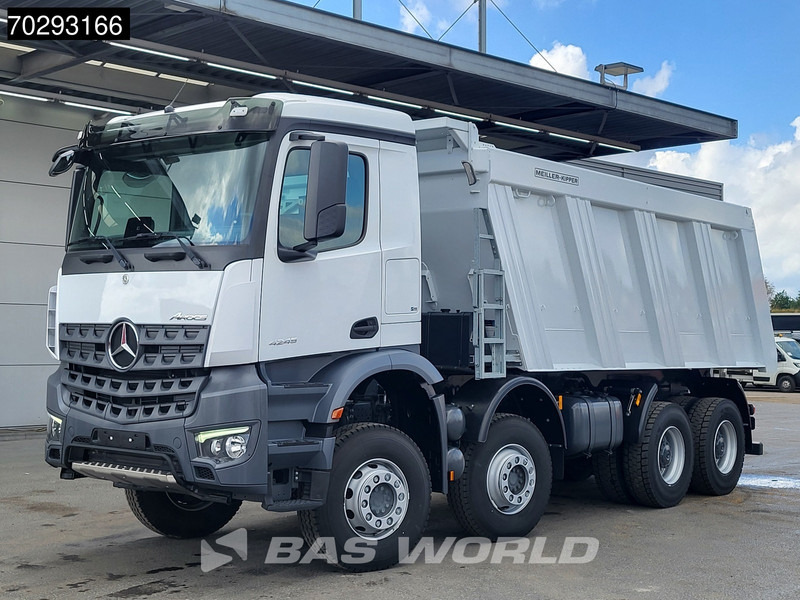 Mercedes-Benz Arocs 4245 8X4 New! 22m3 Meiller Kipper Big-Axle Steelsuspension Manual Euro 3 - شاحنة قلاب: صورة 5 Mercedes-Benz Arocs 4245 8X4 New! 22m3 Meiller Kipper Big-Axle Steelsuspension Manual Euro 3 - شاحنة قلاب: صورة 5