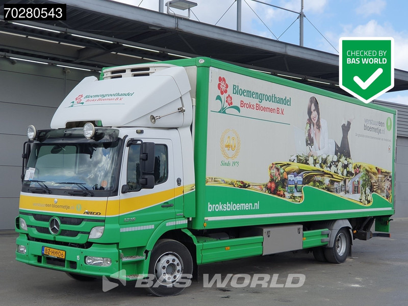 Mercedes-Benz Atego 1218 Atego 4X2 12t NL-Truck Mitsubishi TDJ430D cooler 1500kg Ladebordwand Euro 5 - شاحنة ذات مبرد: صورة 1 Mercedes-Benz Atego 1218 Atego 4X2 12t NL-Truck Mitsubishi TDJ430D cooler 1500kg Ladebordwand Euro 5 - شاحنة ذات مبرد: صورة 1