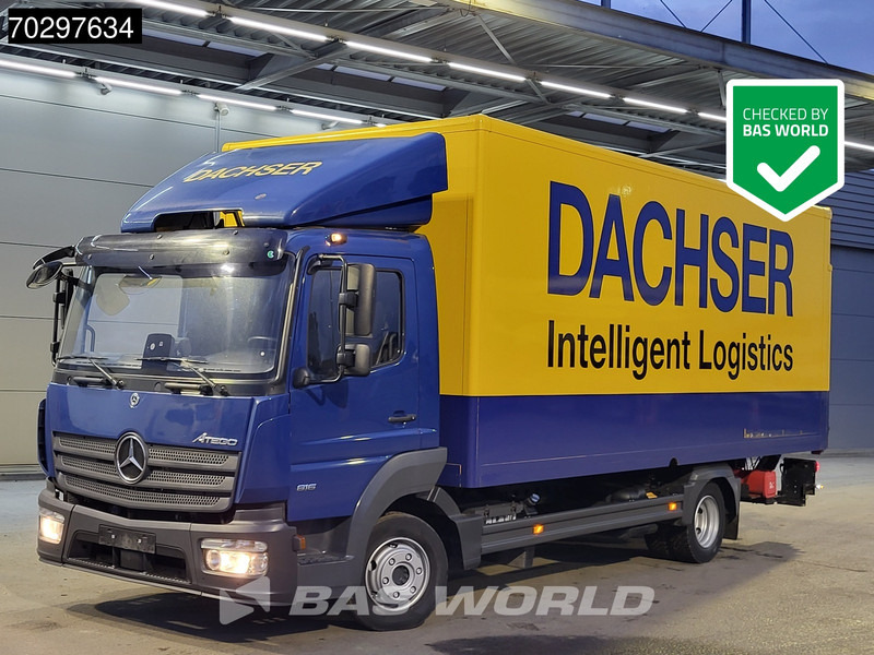 Mercedes-Benz Atego 816 4X2 8tonner Automatic 1000kg Ladebordwand Euro 6 - شاحنة صندوقية: صورة 1 Mercedes-Benz Atego 816 4X2 8tonner Automatic 1000kg Ladebordwand Euro 6 - شاحنة صندوقية: صورة 1