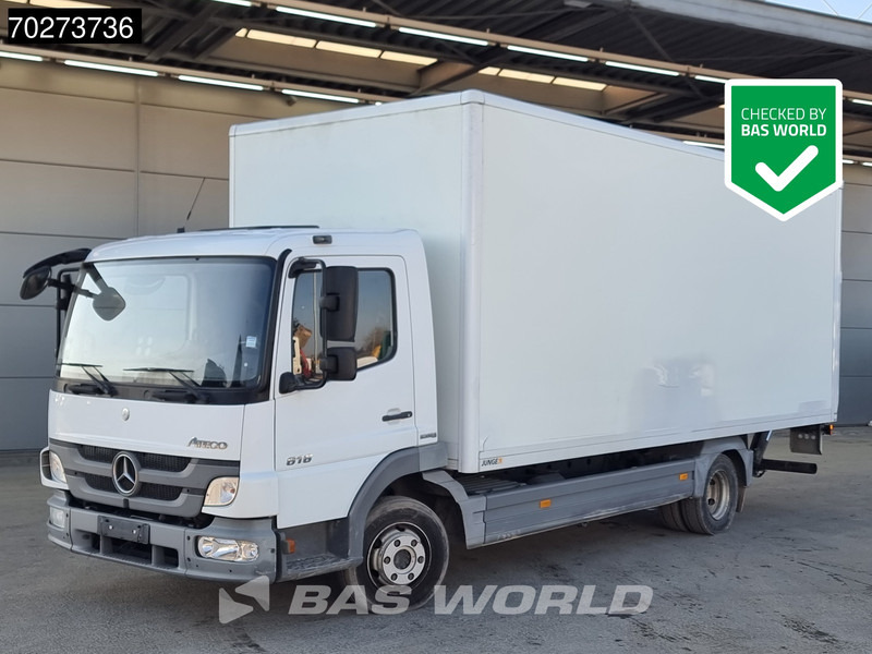 Mercedes-Benz Atego 816 4X2 8tonner Manual Ladebordwand Euro 5 - شاحنة صندوقية: صورة 1 Mercedes-Benz Atego 816 4X2 8tonner Manual Ladebordwand Euro 5 - شاحنة صندوقية: صورة 1