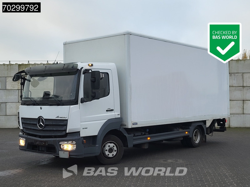 Mercedes-Benz Atego 818 4X2 8tonner Automatic 1000kg Ladebordwand Euro 6 - شاحنة صندوقية: صورة 1 Mercedes-Benz Atego 818 4X2 8tonner Automatic 1000kg Ladebordwand Euro 6 - شاحنة صندوقية: صورة 1