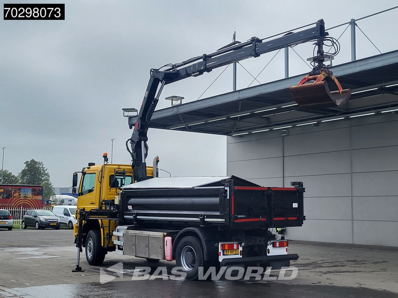 Mercedes-Benz Axor 2124 Axor 4X4 HIAB 122 B-2 HIDUO Crane Tipper Full Steel Big-Axle Euro 5 - شاحنة قلاب, شاحنة كرين: صورة 2 Mercedes-Benz Axor 2124 Axor 4X4 HIAB 122 B-2 HIDUO Crane Tipper Full Steel Big-Axle Euro 5 - شاحنة قلاب, شاحنة كرين: صورة 2