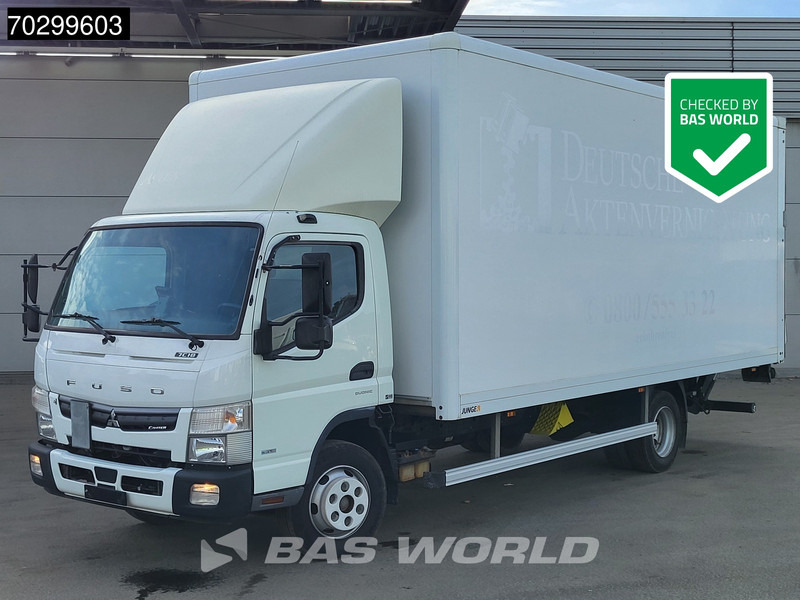 Mitsubishi Canter 7C18 4X2 7.5tonner Automatic 1000kg Ladebordwand Euro 6 - شاحنة صندوقية: صورة 1 Mitsubishi Canter 7C18 4X2 7.5tonner Automatic 1000kg Ladebordwand Euro 6 - شاحنة صندوقية: صورة 1