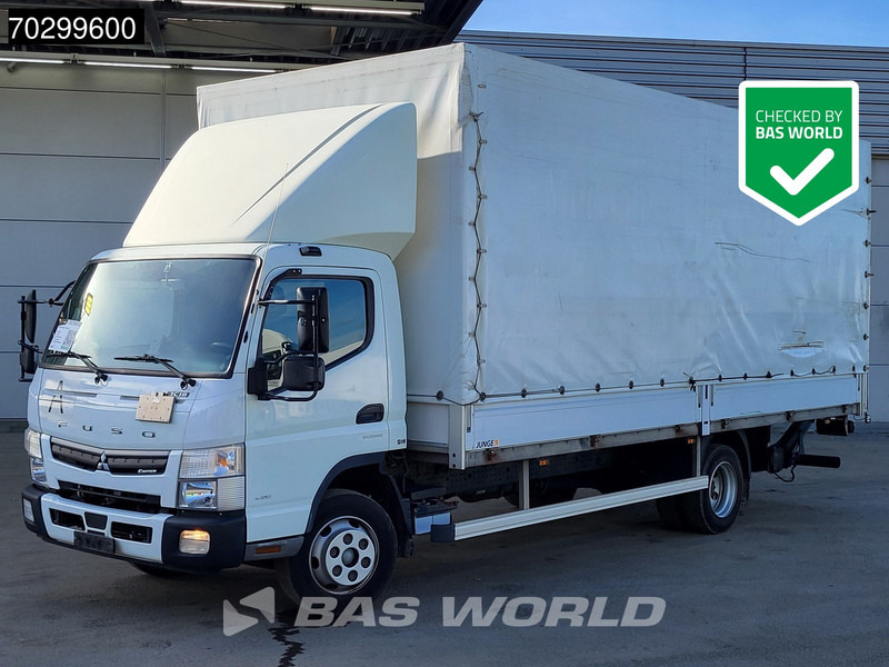 Mitsubishi Fuso 7C 18 4X2 7.5tonner curtainsider Automatic Ladebordwand Euro 6 - شاحنة ذات ستائر جانبية: صورة 1 Mitsubishi Fuso 7C 18 4X2 7.5tonner curtainsider Automatic Ladebordwand Euro 6 - شاحنة ذات ستائر جانبية: صورة 1