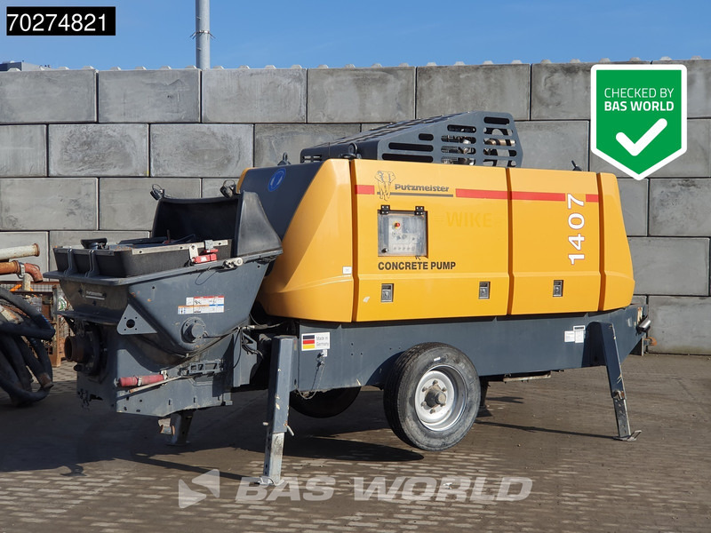 Putzmeister BSA 1407 D5 Concrete Pump | 71 m³/hr - مضخة خرسانة: صورة 1 Putzmeister BSA 1407 D5 Concrete Pump | 71 m³/hr - مضخة خرسانة: صورة 1