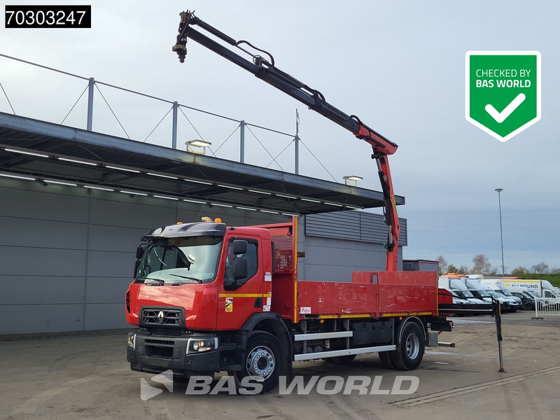 Renault C 280 4X2 Palfinger PK12.501 SLD Crane Kran Automatic Airco Euro 6 - شاحنات مسطحة, شاحنة كرين: صورة 1 Renault C 280 4X2 Palfinger PK12.501 SLD Crane Kran Automatic Airco Euro 6 - شاحنات مسطحة, شاحنة كرين: صورة 1