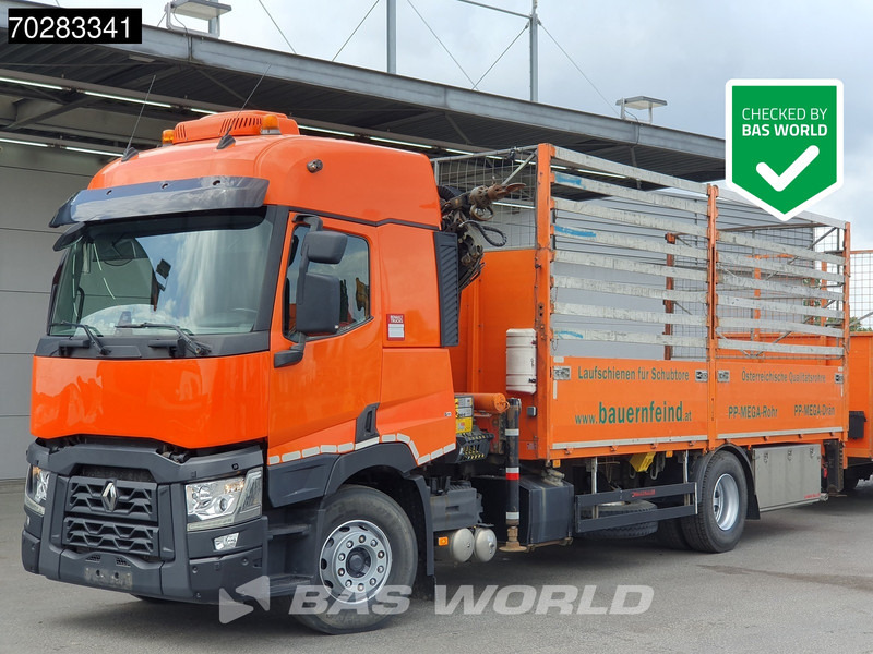Renault C 380 4X2 Palfinger PK18002-EH Retarder Automatic Standklima Euro 6 - شاحنات مسطحة, شاحنة كرين: صورة 1 Renault C 380 4X2 Palfinger PK18002-EH Retarder Automatic Standklima Euro 6 - شاحنات مسطحة, شاحنة كرين: صورة 1
