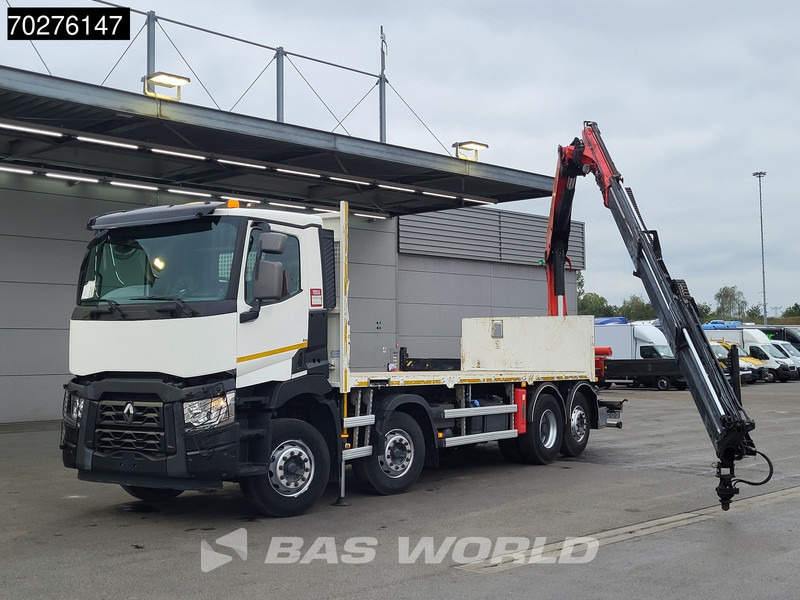 Renault C 380 8X2 Palfinger PK24001K Remote Lenkachse Euro 6 - شاحنات مسطحة, شاحنة كرين: صورة 3 Renault C 380 8X2 Palfinger PK24001K Remote Lenkachse Euro 6 - شاحنات مسطحة, شاحنة كرين: صورة 3