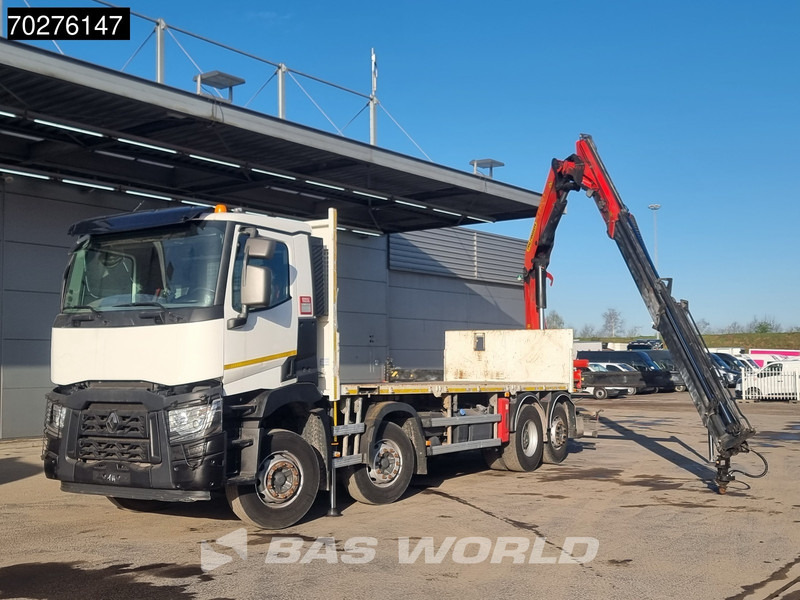 Renault C 380 8X2 Palfinger PK24001K Remote Lenkachse Euro 6 - شاحنات مسطحة, شاحنة كرين: صورة 3 Renault C 380 8X2 Palfinger PK24001K Remote Lenkachse Euro 6 - شاحنات مسطحة, شاحنة كرين: صورة 3