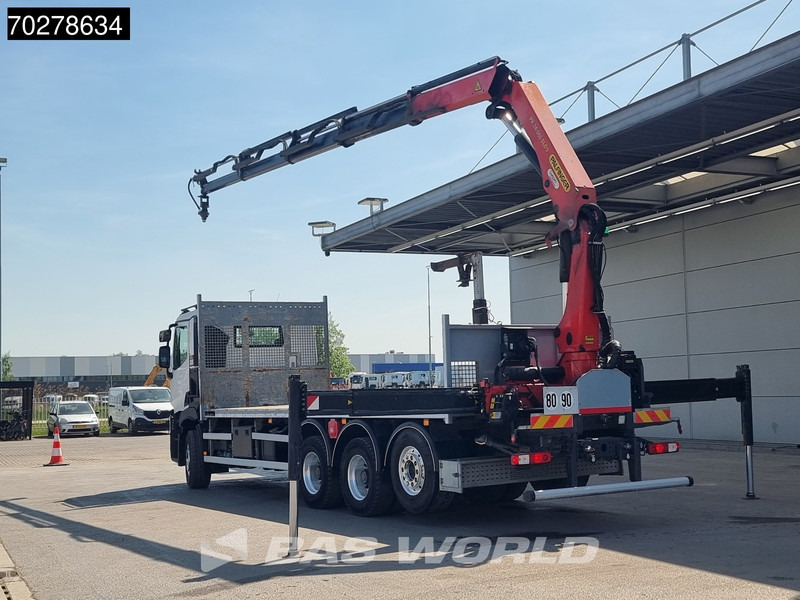 Renault C 480 8X4 Palfinger 24.001 SLD5 Kran Crane Lift-Lenkachse Euro 6 - شاحنات مسطحة, شاحنة كرين: صورة 2 Renault C 480 8X4 Palfinger 24.001 SLD5 Kran Crane Lift-Lenkachse Euro 6 - شاحنات مسطحة, شاحنة كرين: صورة 2