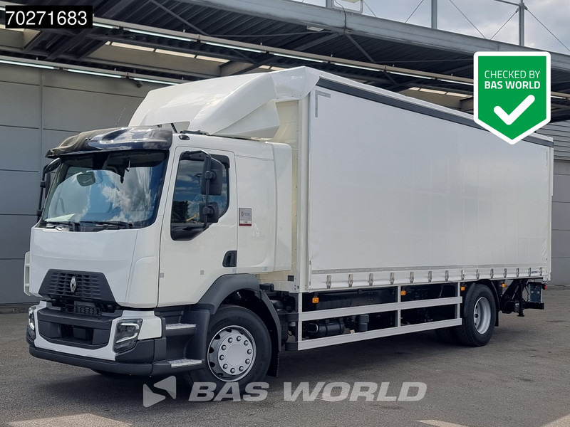 Renault D 280 4X2 NEW 19tons truck 2000kg Ladebordwand Automatic Euro 6 - شاحنة ذات ستائر جانبية: صورة 1 Renault D 280 4X2 NEW 19tons truck 2000kg Ladebordwand Automatic Euro 6 - شاحنة ذات ستائر جانبية: صورة 1
