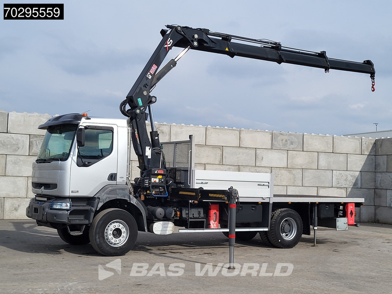 Renault Kerax 320 4X2 HIAB 288EP-3 HIPRO Crane Kran Steel suspension Manual Euro 3 - شاحنات مسطحة, شاحنة كرين: صورة 3 Renault Kerax 320 4X2 HIAB 288EP-3 HIPRO Crane Kran Steel suspension Manual Euro 3 - شاحنات مسطحة, شاحنة كرين: صورة 3