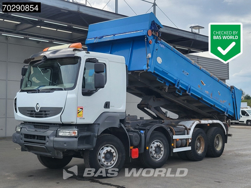 Renault Kerax 430 8X4 15m3 Forez Bennes Tipper 3-sides Steelsuspension Big-Axle Automatic Euro 5 - شاحنة قلاب: صورة 1 Renault Kerax 430 8X4 15m3 Forez Bennes Tipper 3-sides Steelsuspension Big-Axle Automatic Euro 5 - شاحنة قلاب: صورة 1