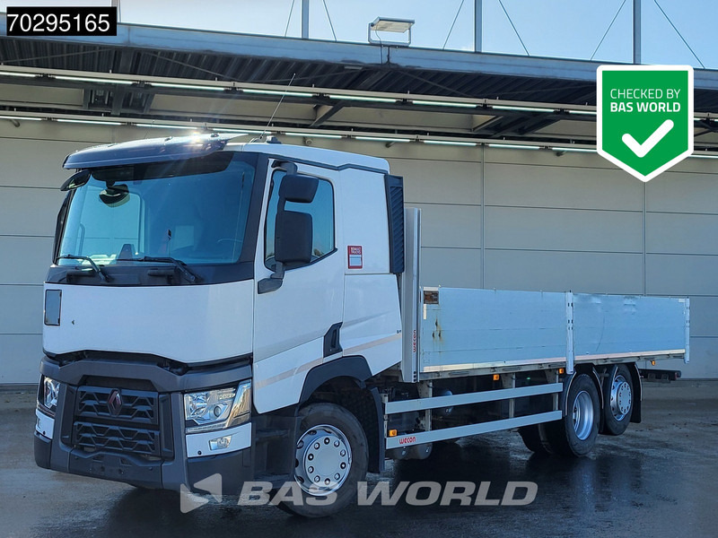 Renault T 440 6X2 750cm box Lift-Axle Automatic ADR Euro 6 - شاحنات مسطحة: صورة 1 Renault T 440 6X2 750cm box Lift-Axle Automatic ADR Euro 6 - شاحنات مسطحة: صورة 1