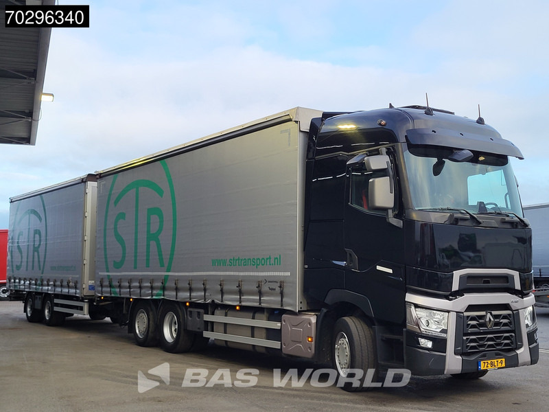 Renault T 480 6X2 NL-Truck combi Liftaxle 1500kg Ladebordwand Euro 6 - شاحنة ذات ستائر جانبية: صورة 3 Renault T 480 6X2 NL-Truck combi Liftaxle 1500kg Ladebordwand Euro 6 - شاحنة ذات ستائر جانبية: صورة 3
