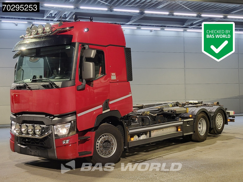 Renault T 520 6X2 21Ton Meiller RS 21.70 Retarder Lift+Steering-Axle Automatic ACC Euro 6 - شاحنة برافعة خطافية: صورة 1 Renault T 520 6X2 21Ton Meiller RS 21.70 Retarder Lift+Steering-Axle Automatic ACC Euro 6 - شاحنة برافعة خطافية: صورة 1