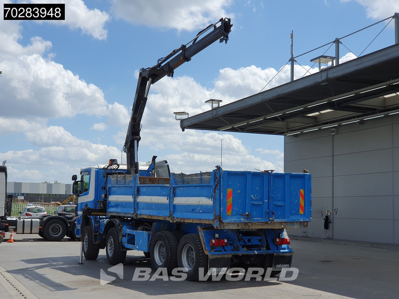 Scania G420 8X4 15m3 tipper Hiab 144 Crane Steelsuspension Manual Big-Axle Euro 3 - شاحنة قلاب, شاحنة كرين: صورة 2 Scania G420 8X4 15m3 tipper Hiab 144 Crane Steelsuspension Manual Big-Axle Euro 3 - شاحنة قلاب, شاحنة كرين: صورة 2