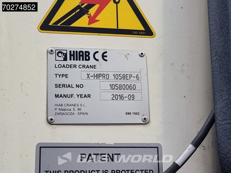 شاحنات مسطحة, شاحنة كرين Scania G450 8X2 NL-Truck Hiab X-HIPRO 1058EP-6 Kran Front stab Retarder Euro 6: صورة 11