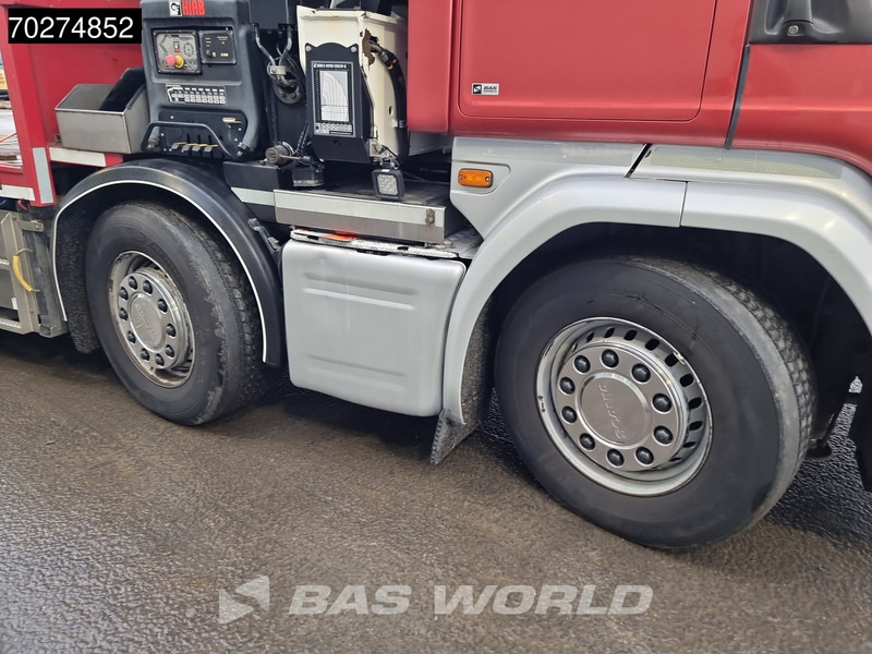 شاحنات مسطحة, شاحنة كرين Scania G450 8X2 NL-Truck Hiab X-HIPRO 1058EP-6 Kran Front stab Retarder Euro 6: صورة 17
