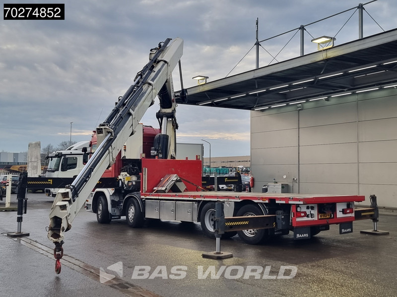 شاحنات مسطحة, شاحنة كرين Scania G450 8X2 NL-Truck Hiab X-HIPRO 1058EP-6 Kran Front stab Retarder Euro 6: صورة 6