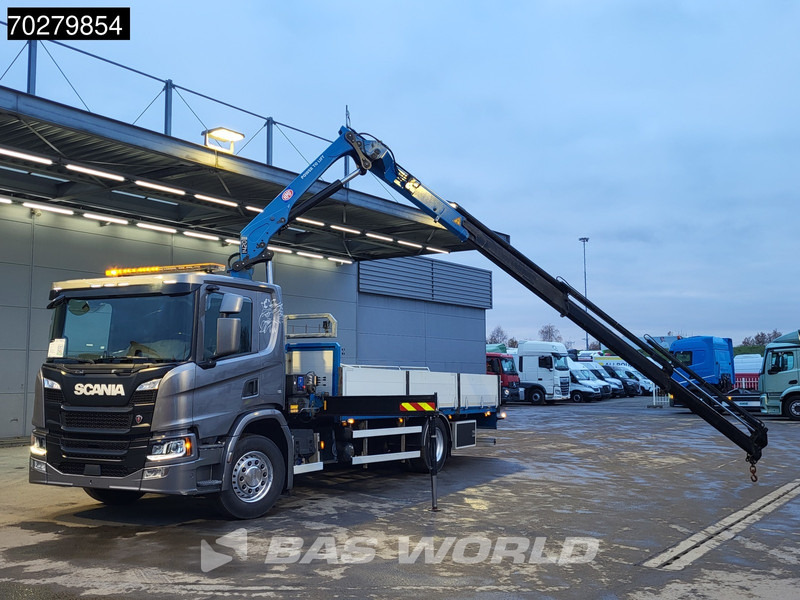 Scania P280 4X2 HMF 1420K-RC Kran Crane Leather seats Automatic Euro 6 - شاحنات مسطحة, شاحنة كرين: صورة 5 Scania P280 4X2 HMF 1420K-RC Kran Crane Leather seats Automatic Euro 6 - شاحنات مسطحة, شاحنة كرين: صورة 5