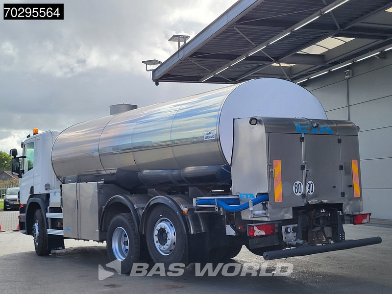Scania P410 P 6X2 16000 Liter Milk Tank Retarder Lift+Steering axle Euro 6 - شاحنة صهريج: صورة 2 Scania P410 P 6X2 16000 Liter Milk Tank Retarder Lift+Steering axle Euro 6 - شاحنة صهريج: صورة 2