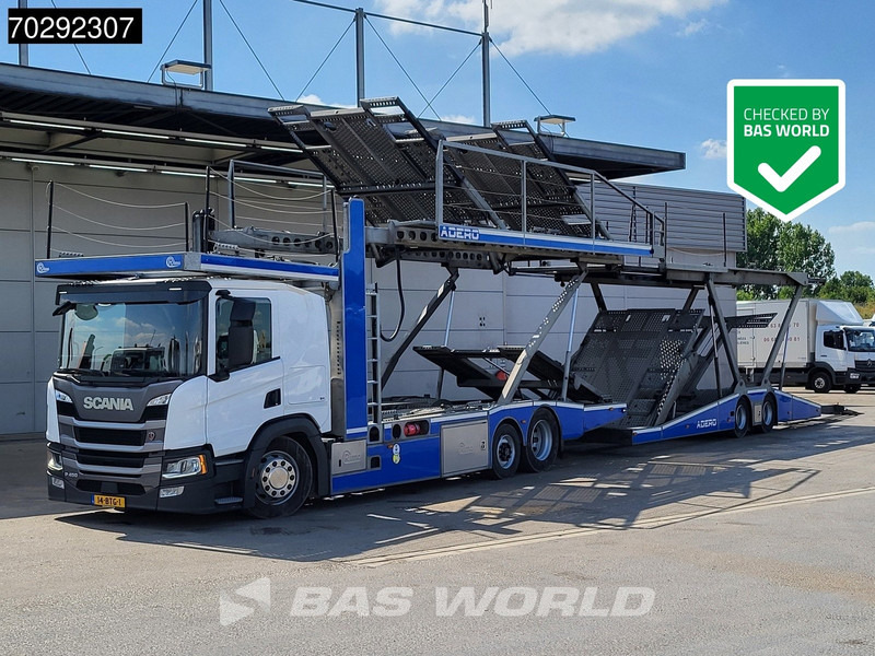 Scania P450 6X2 NL-Truck Car transporter Retarder Standklima Navi ACC LED Euro 6 - شاحنة نقل سيارات شاحنة: صورة 1 Scania P450 6X2 NL-Truck Car transporter Retarder Standklima Navi ACC LED Euro 6 - شاحنة نقل سيارات شاحنة: صورة 1