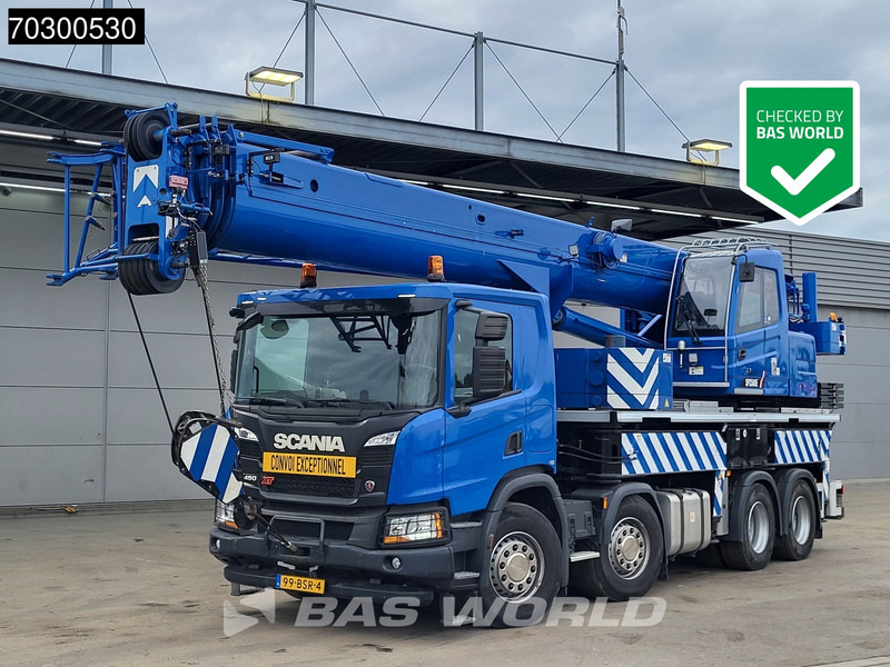 Scania P450 P 8X4 Palfinger/SANY SPC500E Telescopic Crane Retarder Navi Automatic Euro 6 - شاحنة كرين: صورة 1 Scania P450 P 8X4 Palfinger/SANY SPC500E Telescopic Crane Retarder Navi Automatic Euro 6 - شاحنة كرين: صورة 1