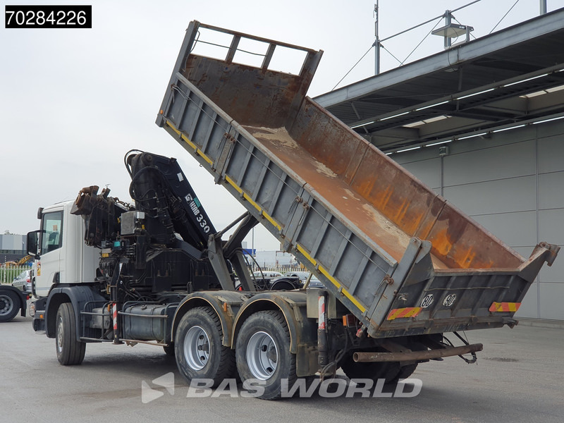 Scania P94 6X4 Hiab 330-4 Kran Crane 9m3 tipper Manual Steelsuspension Euro 3 - شاحنة قلاب, شاحنة كرين: صورة 3 Scania P94 6X4 Hiab 330-4 Kran Crane 9m3 tipper Manual Steelsuspension Euro 3 - شاحنة قلاب, شاحنة كرين: صورة 3