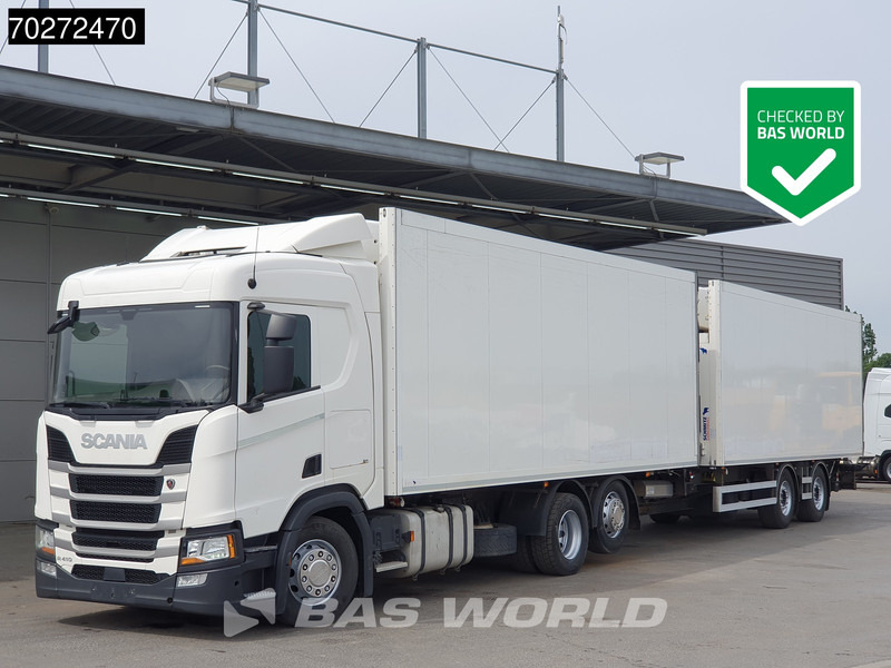 Scania R410 6X2 Carrier Supra 1250 Multi temp Retarder Ladebordwand Liftachse Euro 6 - شاحنة ذات مبرد: صورة 1 Scania R410 6X2 Carrier Supra 1250 Multi temp Retarder Ladebordwand Liftachse Euro 6 - شاحنة ذات مبرد: صورة 1