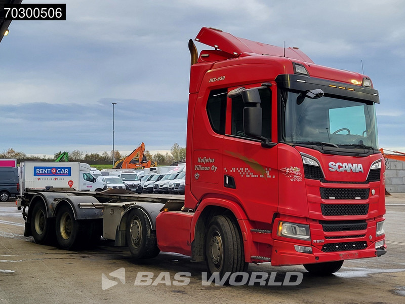 Scania R650 R 8X4 8x4 chassis Retarder Big-Axle semi Automatic Euro 6 - شاحنة بهيكل معدني للمقصورة: صورة 3 Scania R650 R 8X4 8x4 chassis Retarder Big-Axle semi Automatic Euro 6 - شاحنة بهيكل معدني للمقصورة: صورة 3