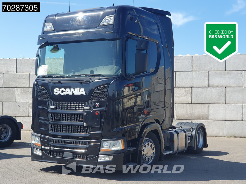 Scania S450 4X2 Mega Retarder Hebesattel 2xTanks Standklima ACC - مقطورة السحب: صورة 1 Scania S450 4X2 Mega Retarder Hebesattel 2xTanks Standklima ACC - مقطورة السحب: صورة 1
