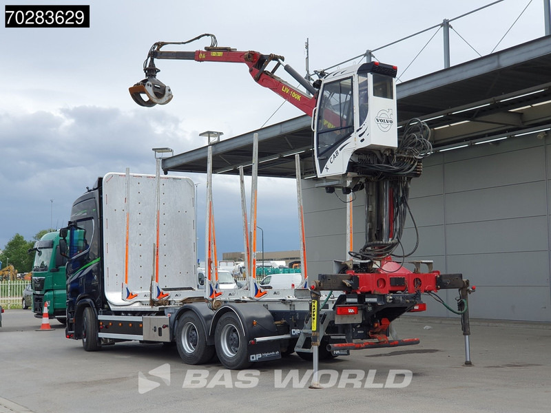 Scania S650 S 6X4 Tajfun LIV100K Kran Holztransport Retarder 3-Pedals Euro 6 - شاحنة قطع الأشجار, شاحنة كرين: صورة 2 Scania S650 S 6X4 Tajfun LIV100K Kran Holztransport Retarder 3-Pedals Euro 6 - شاحنة قطع الأشجار, شاحنة كرين: صورة 2